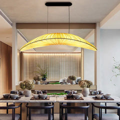 Nordic Minimalist Fabric Over sized Chandelier