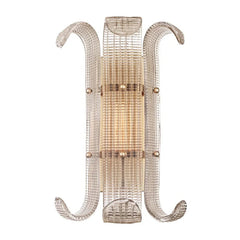 French Retro Luxury Medieval Glass Wall Lamp