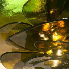 Lotus Leaf Murano Glass Chandelier