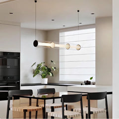 Modern Designer Modern LED Glass Linear Pendant Lamp