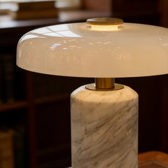Natural Marble Table Lamp Battery Operated