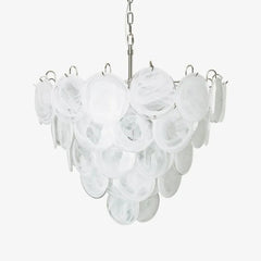 Multicolour Murano Disc Chandelier