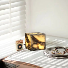 Modern Novelty Natural Stone Night Lamp - Battery Operated