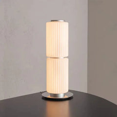 Italian Style Long Glass Column Floor Lamp