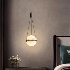 Spanish Natural Marble Ball Pendant Lamp