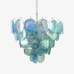 Multicolour Murano Disc Chandelier