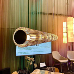 Long Stripe LED Glass Pendant Light