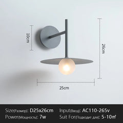 Minimal Modern Nordic LED  Wall Lamp
