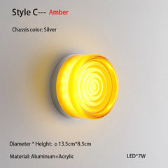 Nordic Simple Acrylic Wall Light Waterproof