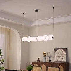Modern Milky White Glass Pendant Lamp