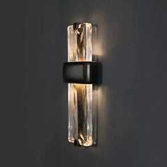 Modern Loft American Vintage Solid Glass Wall Lamp