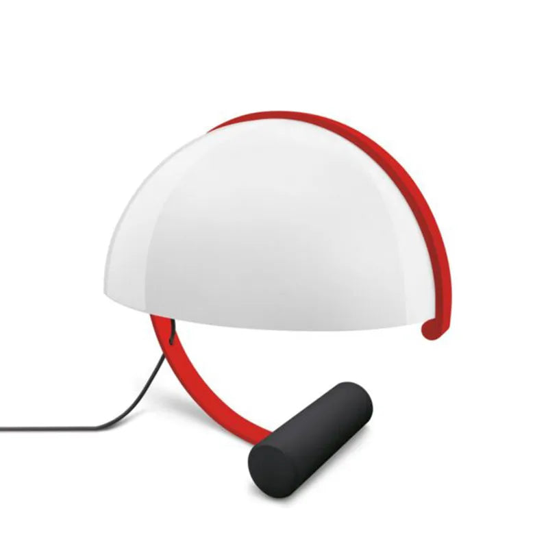 Italian Style Minimalist Dome Glass Table Lamp