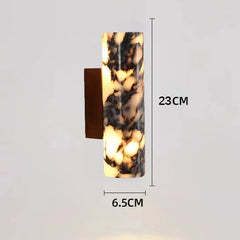 Danish Designer Style Luxury Natural Marble LED Wall Lamp