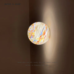 Retro Dopamine Glass Ball Wall Lamp