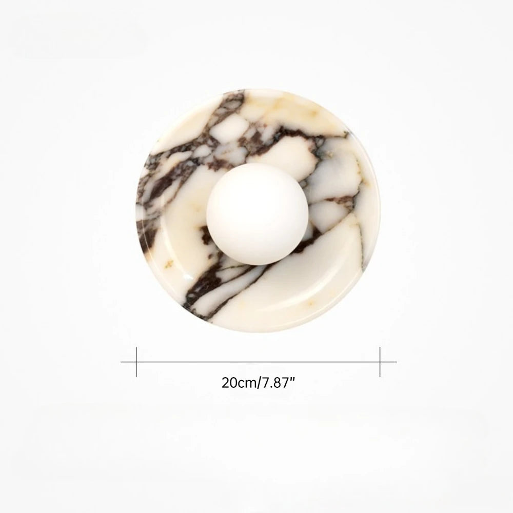 Wabi-sabi style Luxury Marble Wall Lamp