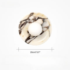 Wabi-sabi style Luxury Marble Wall Lamp