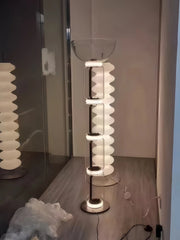 Modern Fine Glass Column Noctambule LED Floor Lamp