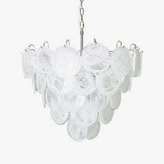 Multicolour Murano Disc Chandelier