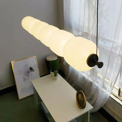 Linear LED Cream Acrylic Pendant Light