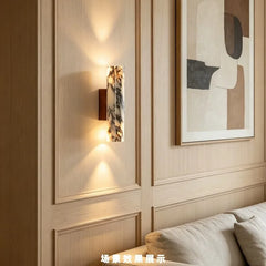 Danish Designer Style Luxury Natural Marble LED Wall Lamp