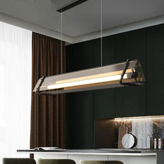 Modern Geometric LED Glass Pendant Lamp
